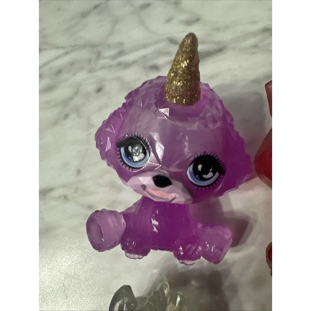 Rainbow High Littles Rainbow‎ Fantasy Fairies Sapphire Doll Fantasy Pet Lot Of 4